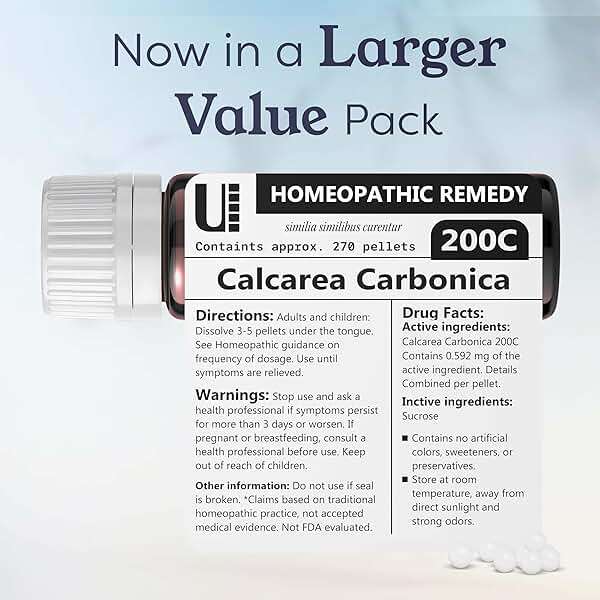 Calcarea Carbonica 200C Homeopathic Remedy, 270 Pellets - Image 6