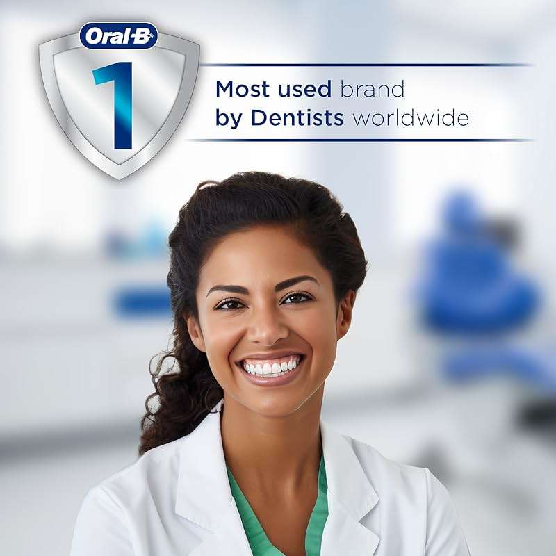 Oral-B iO Deep Clean + Protect Rechargeable Electric Toothbrush, Black, iO Series 7, 2 Replacement Brush Heads, Charging Travel Case (package may vary) - Image 3