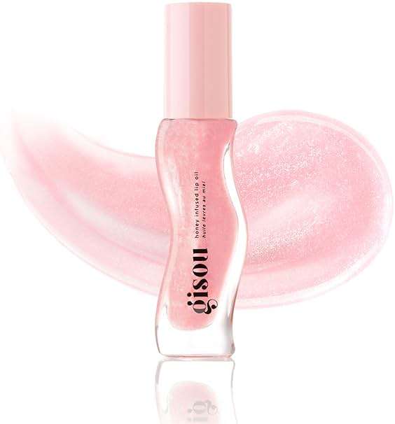 Gisou Honey Infused Lip Oil – Hydrating & Glossy Lip Oil with Mirsalehi Honey & Jojoba Seed Oil, Non-Sticky Shine, Watermelon Sugar, 0.27 Fl Oz - Image 2