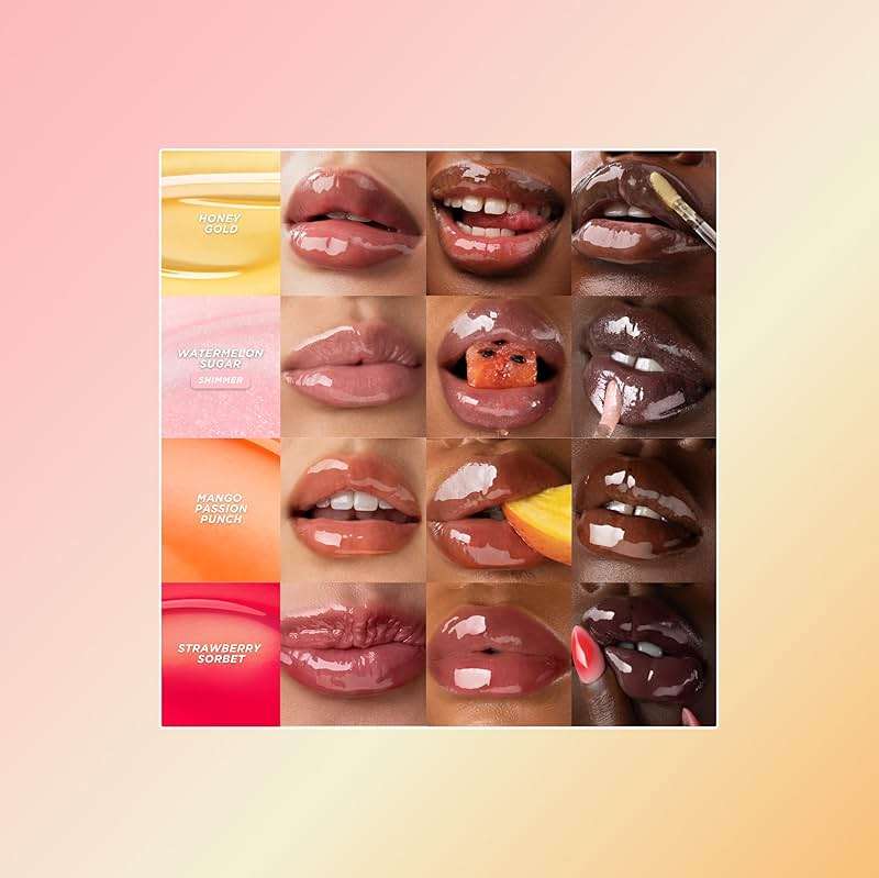 Gisou Honey Infused Lip Oil – Hydrating & Glossy Lip Oil with Mirsalehi Honey & Jojoba Seed Oil, Non-Sticky Shine, Watermelon Sugar, 0.27 Fl Oz - Image 8