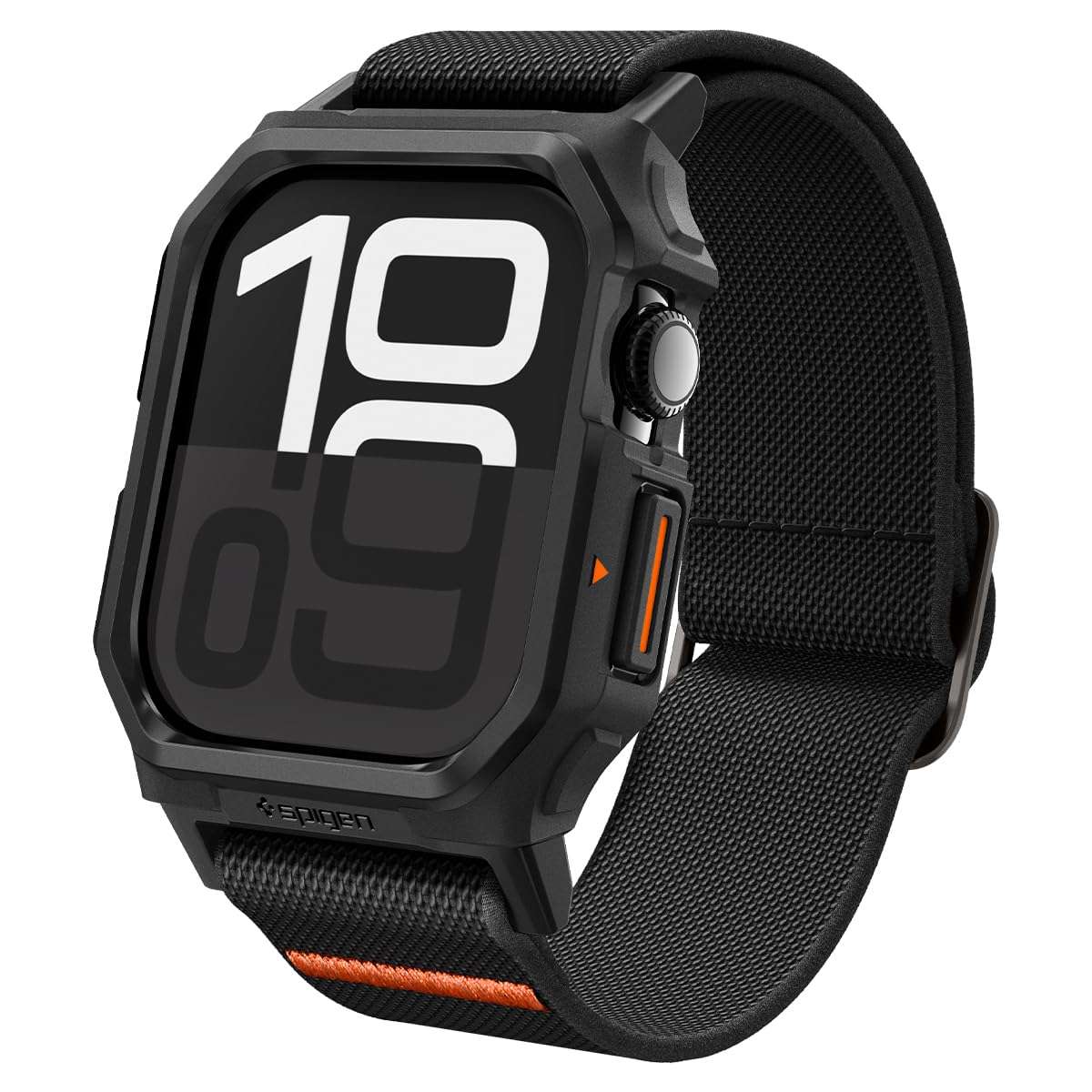 Spigen for Apple Watch Band, Lite Fit Pro Case and Strap Compatible with Ultra, Series Durable TPU Cover with Lightweight Fabric Strap - Image 1