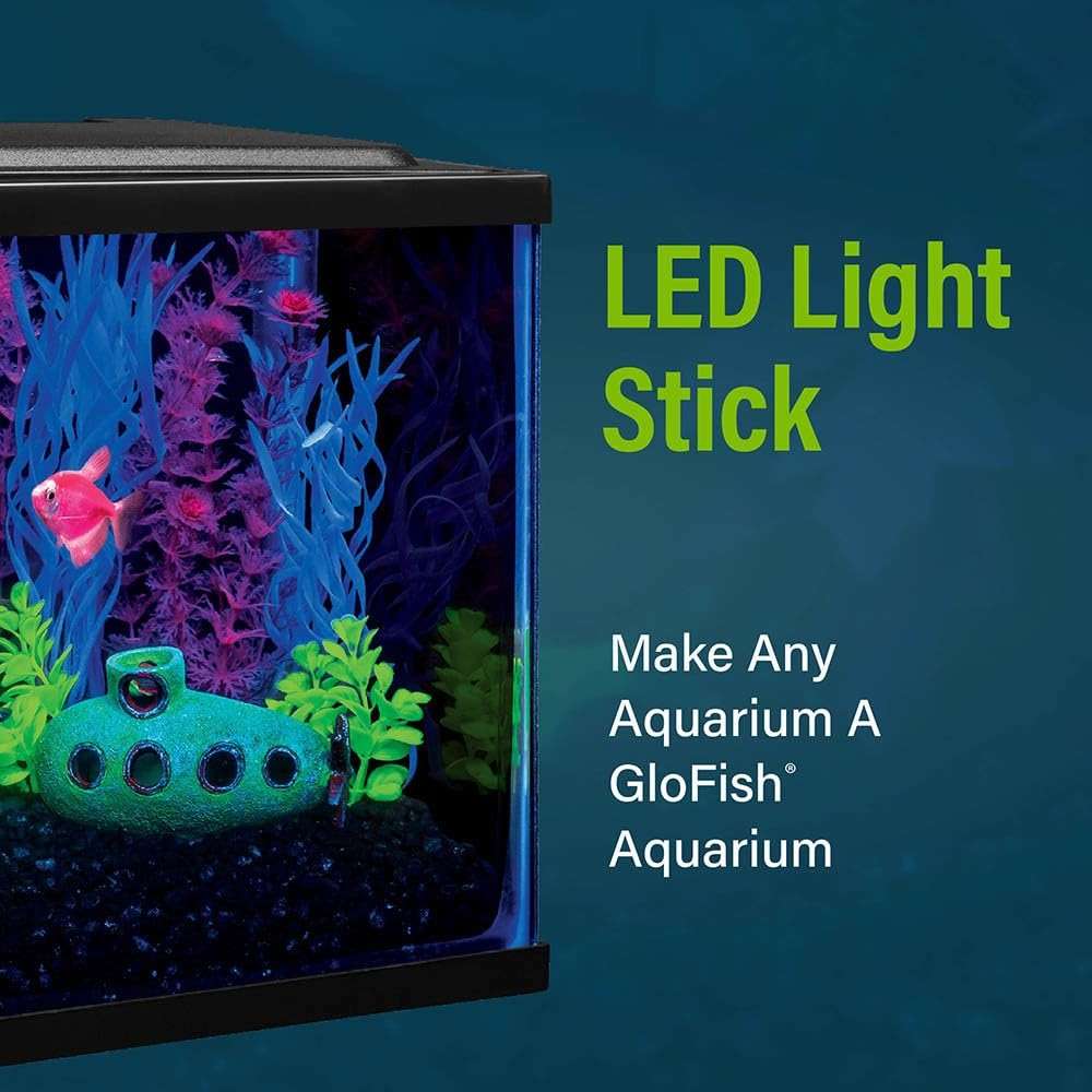 GloFish 6-Inch LED Light Stick for Fish Aquariums Up to 5 Gallons, 1 Count, with White and Blue LED Lights - Image 6