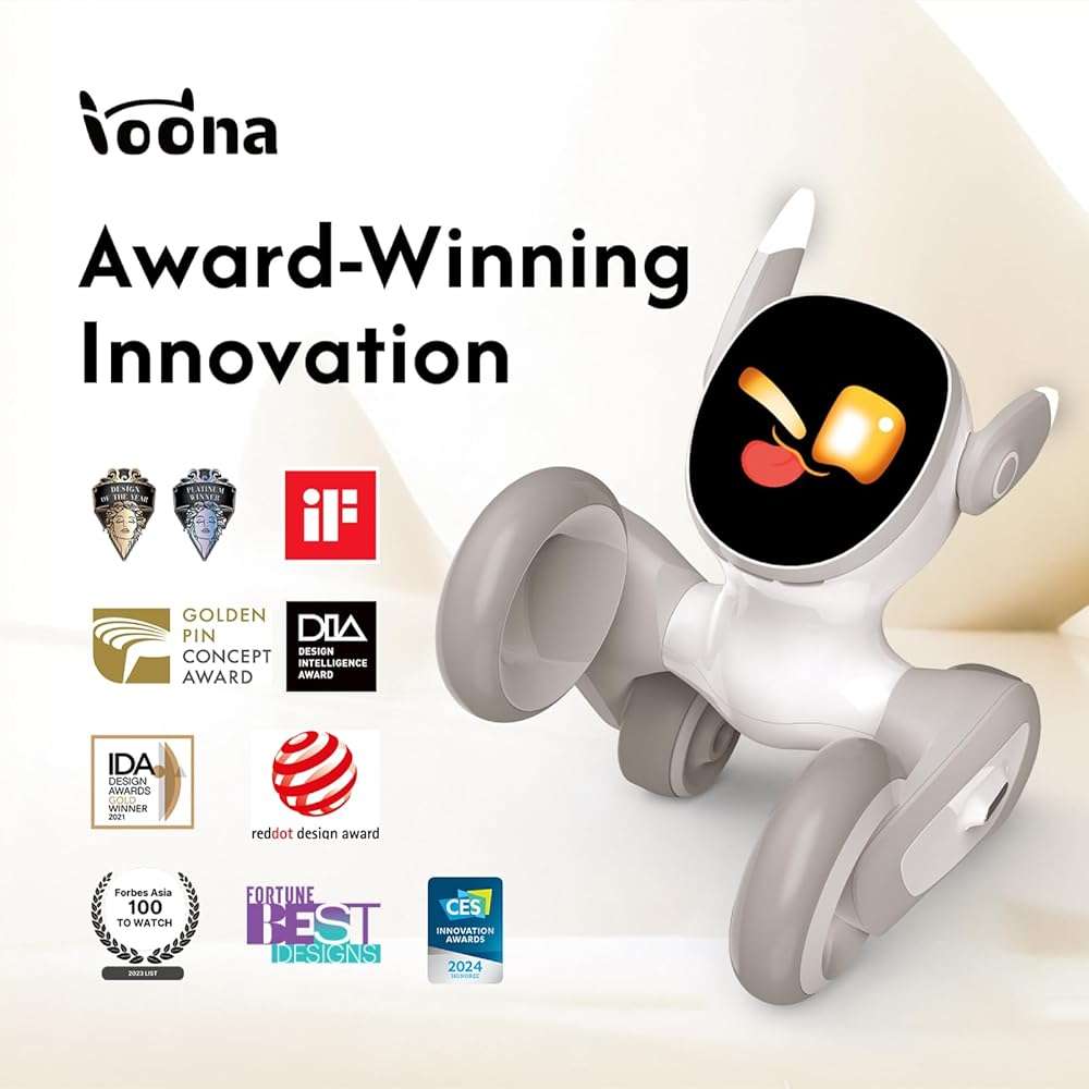 Loona Robot Pet Dog ChatGPT-4o Smart AI-Powered Companion Voice & Gesture Control, Real-Time Interaction Robotics Toys for Kids, Home Monitoring - Includes Charging Dock - Image 8