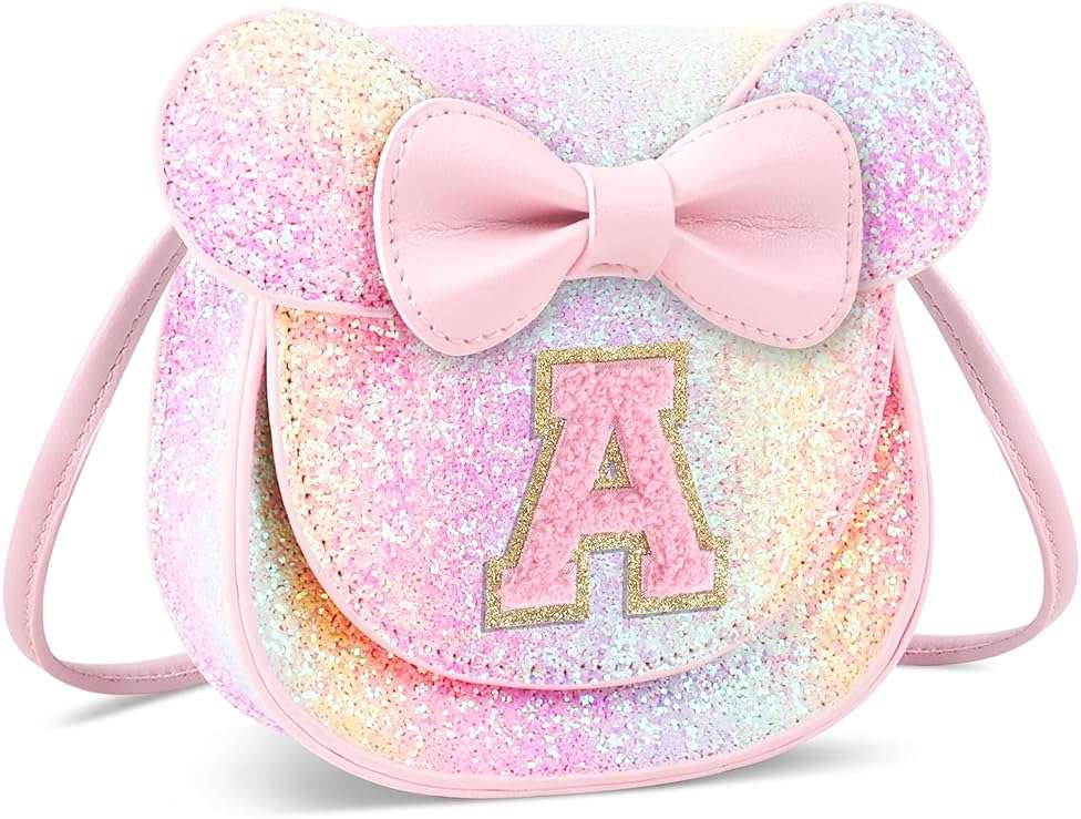 Little Girl Toddler Purse - Cute Mouse Ear Bow Crossbody Bag for 2-8 Year Olds - Birthday Gift - Image 8