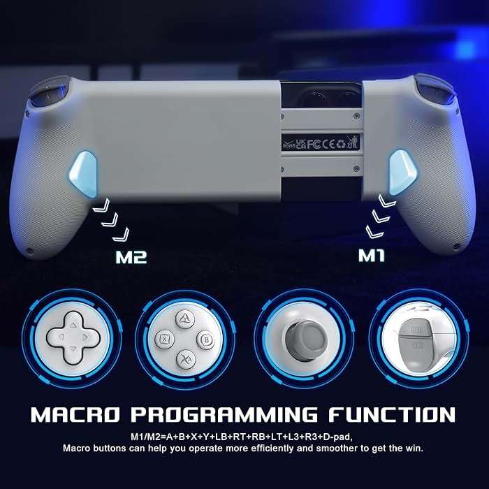 arVin USB C Mobile Gaming Controller for iPhone 17/16/15 Series & Android (USB-C) Plug & Play - Remote Play for PS5/PS4/Xbox/PC Consoles, Cloud Game, Emulator, with Hall Effect Joysticks/Turbo/Back keys - Image 7