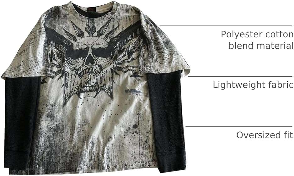 Amiblvowa Women Y2K Grunge T Shirt Emo Aesthetics Graphic Tops Teen Girl Vintage Baggy Goth Tops Harajuku Punk Grunge Clothes - Image 4