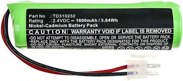 GIKYSUIZ 1600mAh Replacement Battery for Schneider RILUX LUXA RILUX 6 OVA37027 OVA51012E OVA RILUX OVA LUXA fits Part Number TD310232 - Image 3