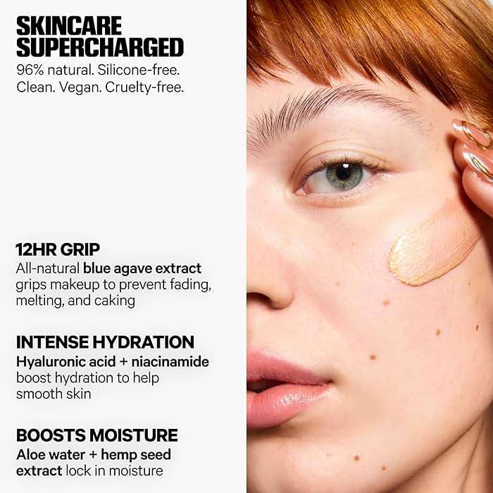 Milk Makeup Hydro Grip + Glow Primer with Hyaluronic Acid – Illuminating Face Primer Grips Makeup for Up to 12 Hours – Silicone-Free, Hydrating Formula with Radiant, Golden Finish – 1 oz - Image 5