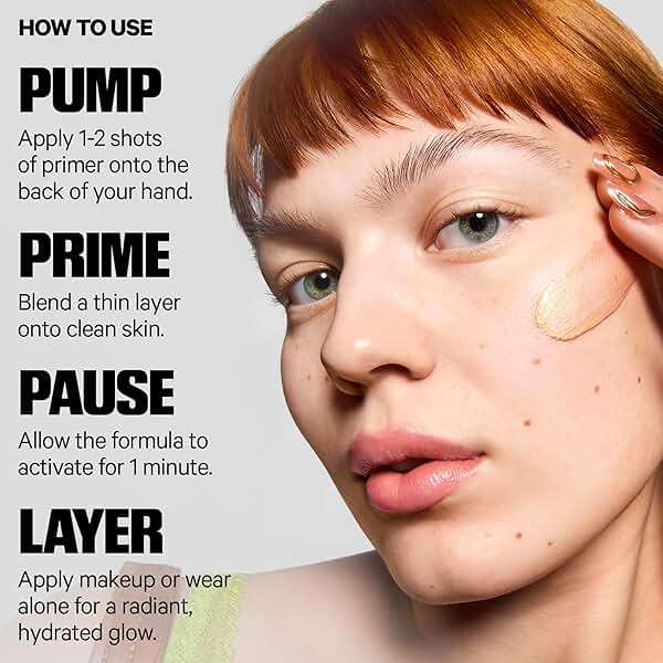 Milk Makeup Hydro Grip + Glow Primer with Hyaluronic Acid – Illuminating Face Primer Grips Makeup for Up to 12 Hours – Silicone-Free, Hydrating Formula with Radiant, Golden Finish – 1 oz - Image 7