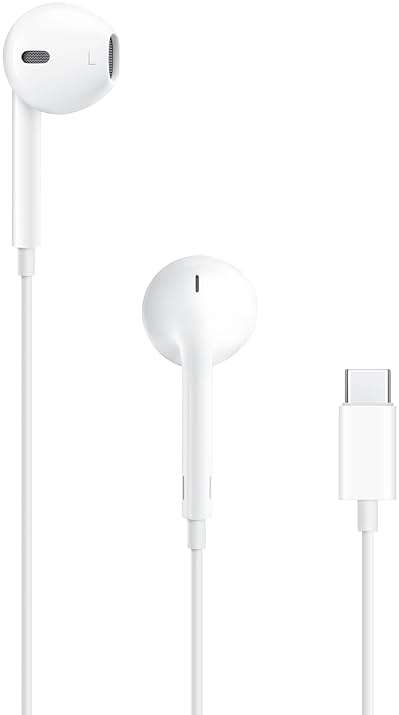 Apple EarPods Headphones with USB-C Plug, Wired Ear Buds with Built-in Remote to Control Music, Phone Calls, and Volume - Image 1