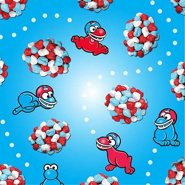 NERDS Gummy Clusters Candy, Berry Punch Rush, Crunchy and Gummy, Game Day Candy, Football Party Supplies, 8 oz - Image 6