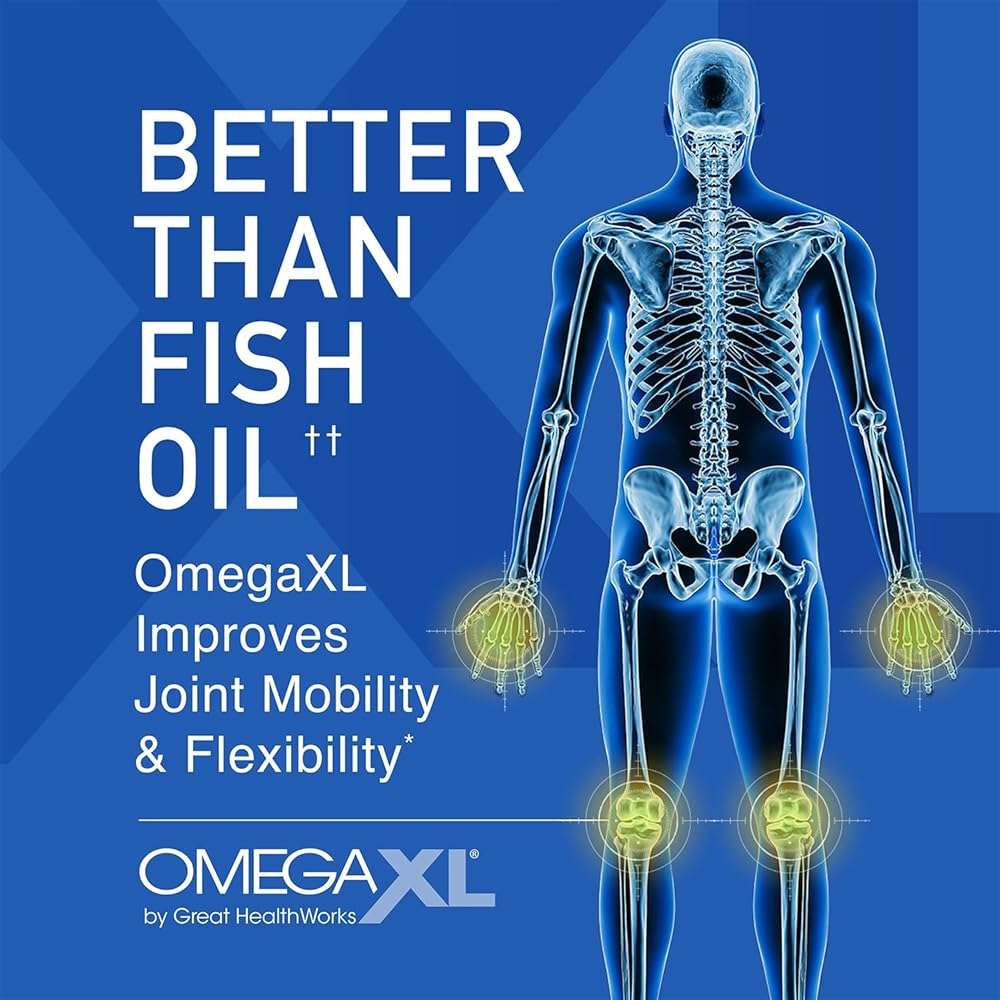 OmegaXL Powerful Joint and Muscle Support Supplement 60 Count (2 Pack) & TurmericXL (30 Count) - Image 8