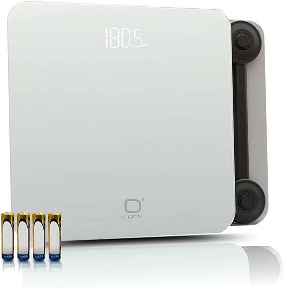 O'CARE Digital Bathroom Scale,Highly Accurate Body Weight Scale,Large Clear LED Display, Differential Display, Including 4*AAA Battery, Measures Weight up to 400LB - Image 2