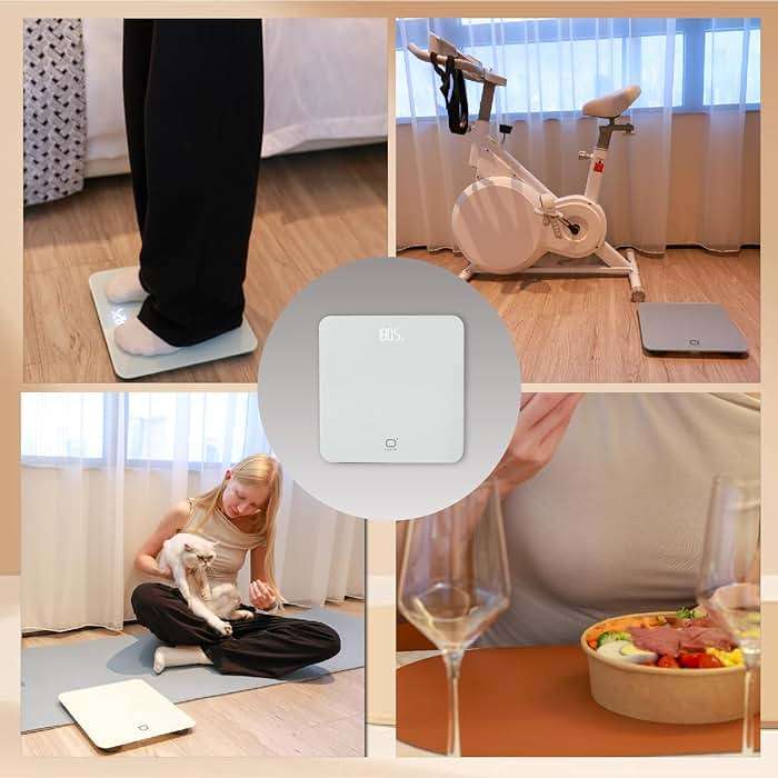 O'CARE Digital Bathroom Scale,Highly Accurate Body Weight Scale,Large Clear LED Display, Differential Display, Including 4*AAA Battery, Measures Weight up to 400LB - Image 6