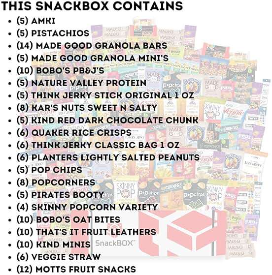 Gluten Free Office Catering Variety Snack Box (150 Count) | Fathers Day, Holiday, Teachers, Back to School, Date Night, College, Gift Baskets, Student, Birthday, Chips, Office, Military, Gift Ideas By SnackBOX - Image 2