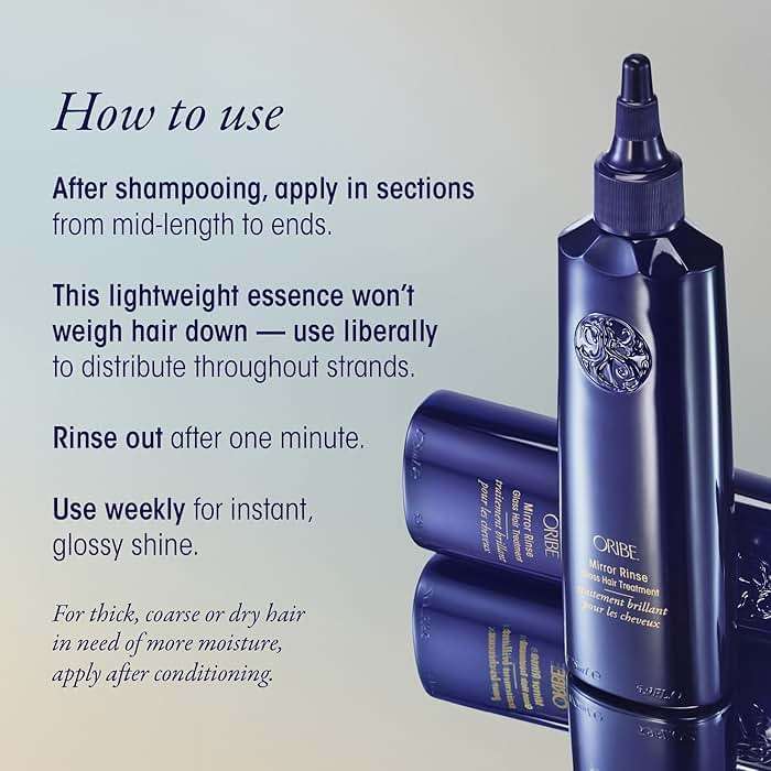 Oribe Mirror Rinse Glass Hair Treatment - Smooths & Adds Shine - 5.9oz - Image 2