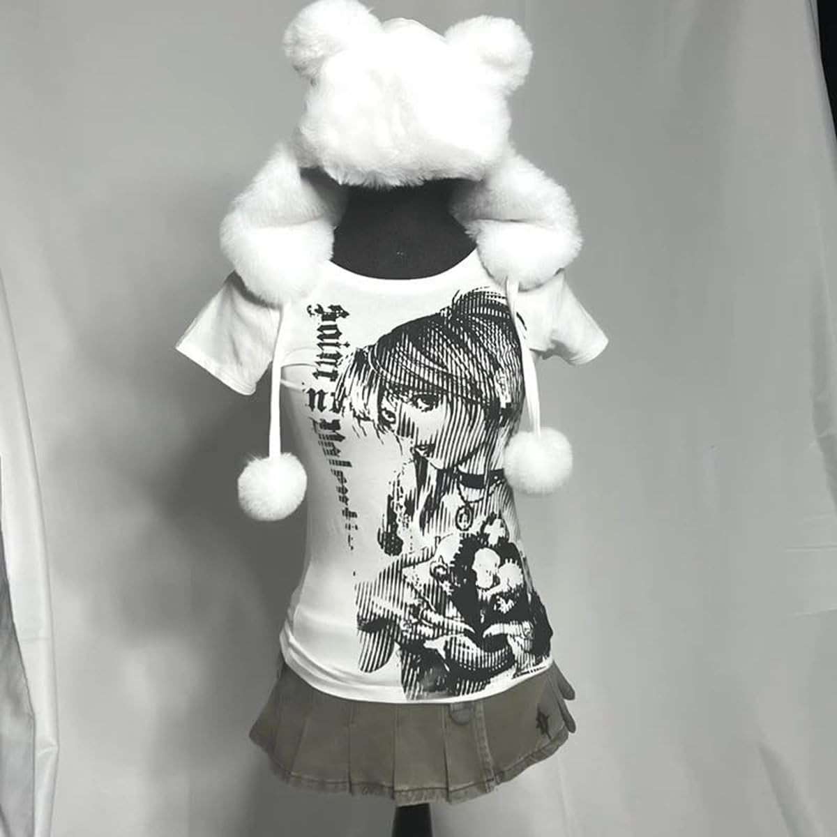 Graphic Tees Y2k Baby Tee Teens 2000s Vintage T Shirts Emo Grunge Printed Summer Crop Tops 2024 - Image 4