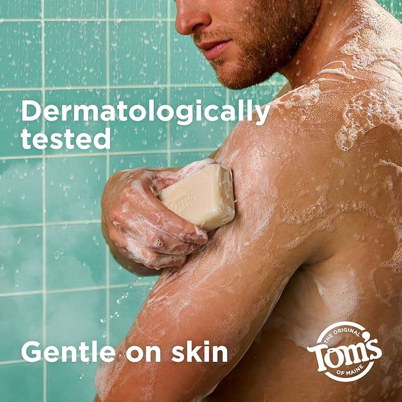 Tom’s of Maine Natural Bar Soap Variety Pack, Lavender & Shea, Creamy Coconut, Orange Blossom, Lemon Bergamot, Dermatologically Tested, Paraben Free, Vegan, 4 Count - Image 4