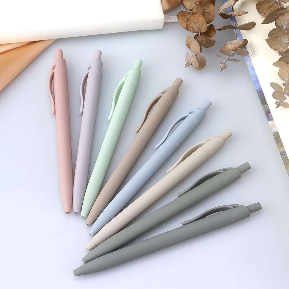Bribobo 8-Pack Retractable Ballpoint Pens, Smooth Writing, Black Ink, Comfortable Grip, Ideal for Office, School & Everyday Use - Image 7