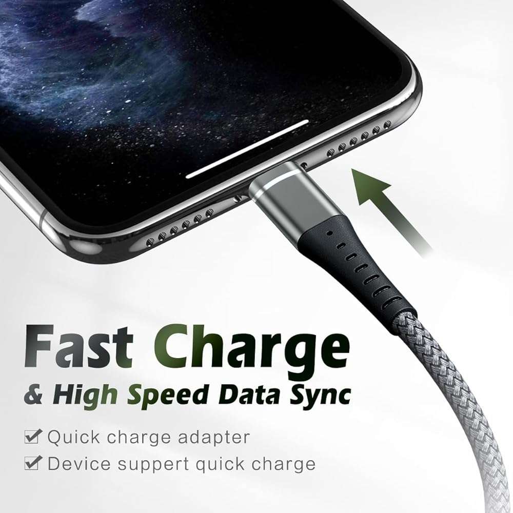 USB C to Lightning Cable 2 Pack 3FT [Apple MFi Certified] iPhone Cable, iPhone Charger Cable Type C Lightning Cord for iPhone 14 13 12 11 Pro Max XS XR X 8 7 6s Plus SE iPad and More. (3FT) - Image 3