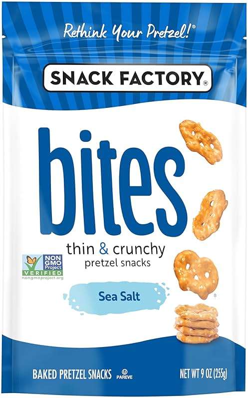 Snack Factory Sea Salt Bites, 9 Oz Bag - Image 5