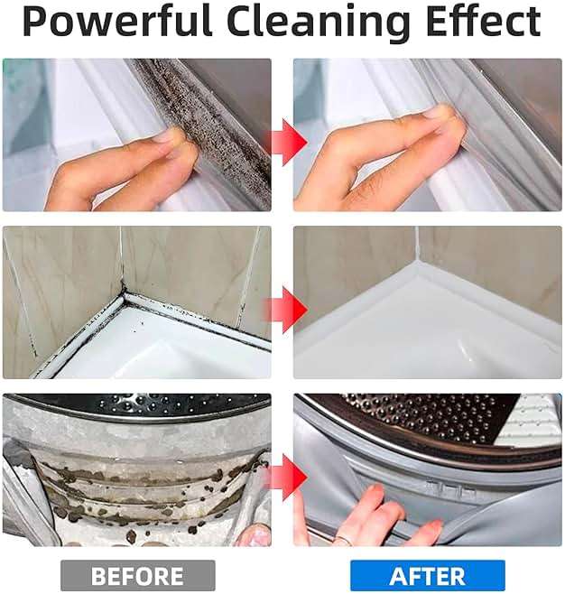 G · PEH Home Remover Gel, 2 Pack Washing Machine Cleaner Home Cleaner Gel or Washing Machine, Refrigerator Strips, Cleaner For Tiles Grout Sealant Bathroom for Home Sink, Showers, Kitchen - 7Fl Oz - Image 4