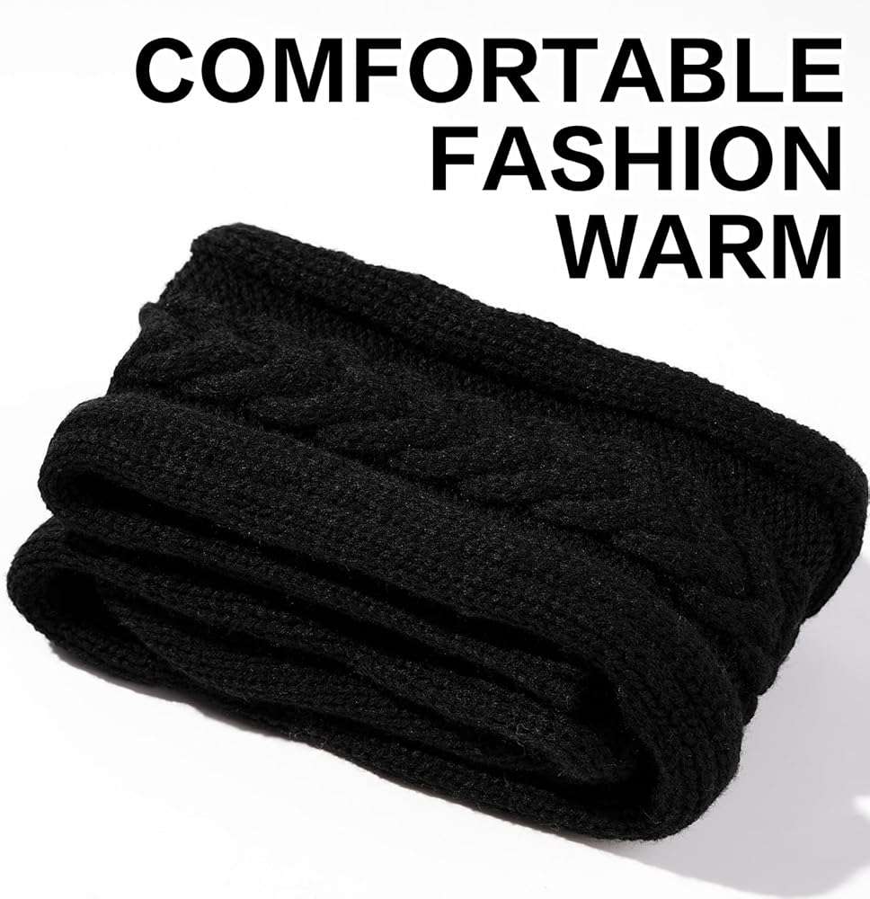 Moon Wood Women's Thigh High Socks Extra Long Winter Stockings Thick Cable Knitted Socks Over Knee Leg Warmers - Image 6