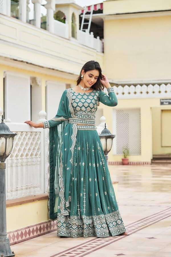 LV'S TRENDZ Design a new embroidery and sequance work indian traditional lehengha choli for women ready to wear - Image 3