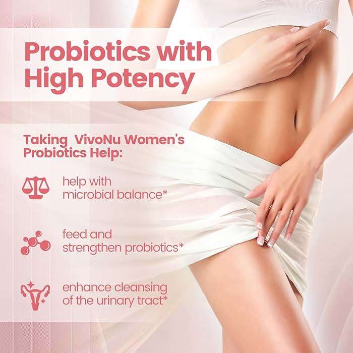 VivoNu Women's Probiotic,Prebiotics & Lactobacillus Probiotic Blend,60 Billion CFUs,18 Strains,Help Women's Health,Boost Immune,Digestive,Gut,Promote Healthy Vaginal Odor & Vaginal Flora - Image 3