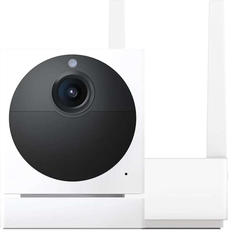 Wyze Cam Outdoor Starter Bundle v2 (1 Camera + Base Station) - 1080p HD Wireless Home Security Camera, Battery-Powered, IP65 Rated, Color Night Vision, 2-Way Audio, Compatible with Alexa & Google - Image 1