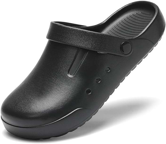 Nihaoya Clogs for Men and Womens Garden Shoes Slip-on Outdoor Beach Slippers Comfort Slip Resistant Sandals Lightweight Breathable - Image 1