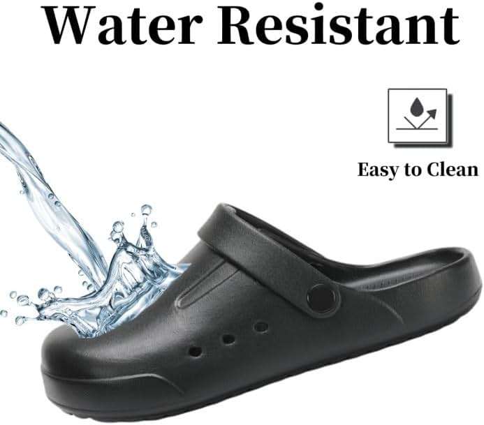 Nihaoya Clogs for Men and Womens Garden Shoes Slip-on Outdoor Beach Slippers Comfort Slip Resistant Sandals Lightweight Breathable - Image 2