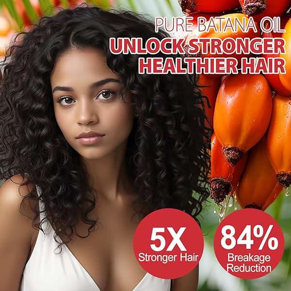 BHMSHY Batana Oil for Hair Growth - 100% Pure Batana Oil - Dr. Sebi B-atana O-il from Honduras - Raw B-atana O-il for Hair Growth - Moisturizes H-air & Scalp -Promotes H-air thickness for Men & Women - Image 2