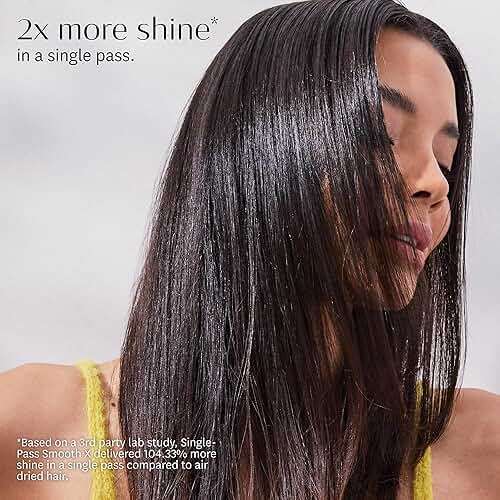 T3 SinglePass Smooth X Flat Iron, Professional Hair Straightener for Women with Extra-Long Korean Ceramic Plates & 9 Heat Settings for Straightening, Curling & Waving Fine to Thick Hair - Image 5