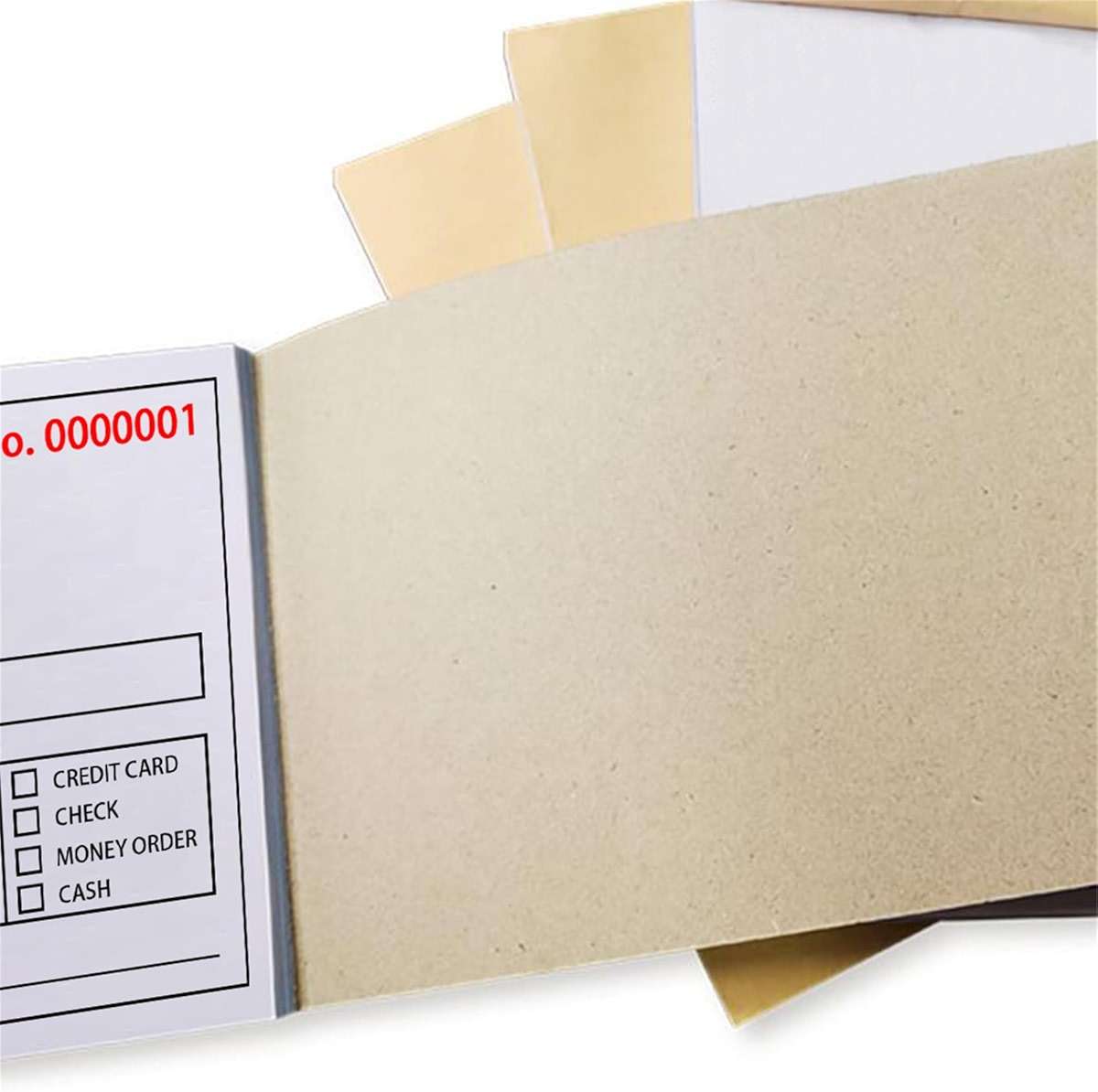Custom Invoice Book in 3-Part /2-Part Receipt Book with Carbon Copies Personalized Carbonless Service Invoice Form Books Sales Order Book with Company Name Logo Address,H3-Receipt Book - Image 7