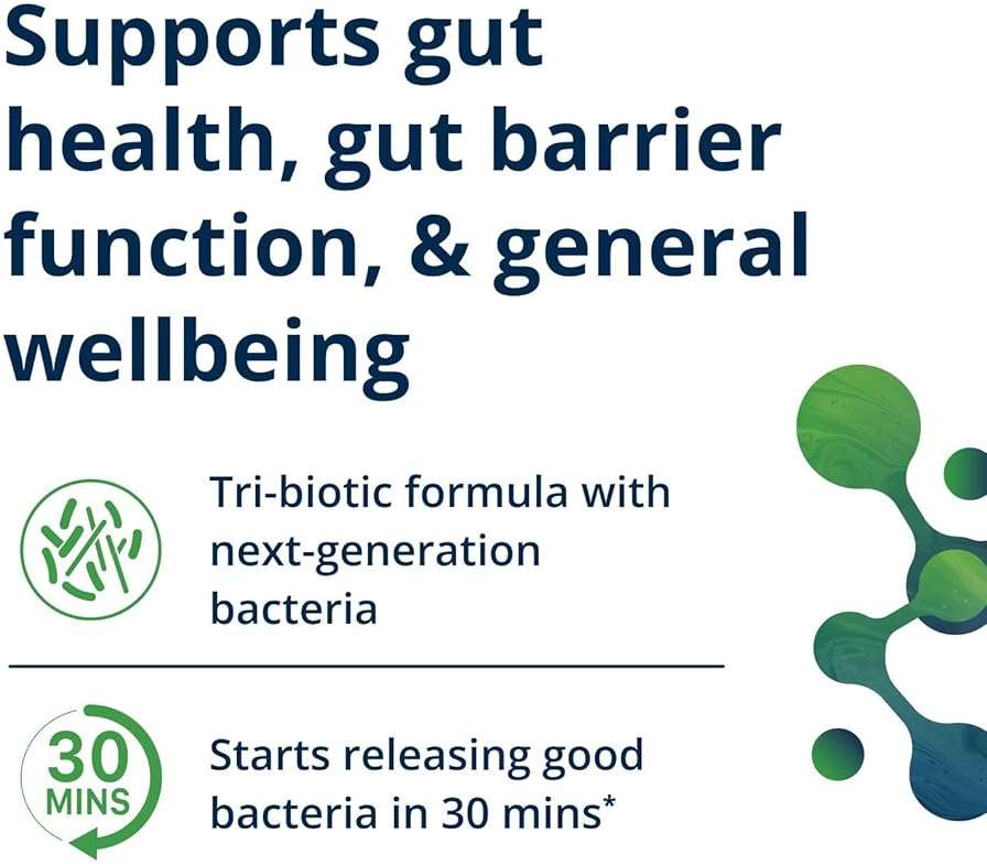 Metagenics UltraFlora Triplebiotic - Prebiotic, Probiotic & Postbiotic Blend with Akkermansia for Gut Health* - Supports Digestive Balance, Microbiome & Immune Function* - Shelf-Stable - 30 Capsules - Image 2