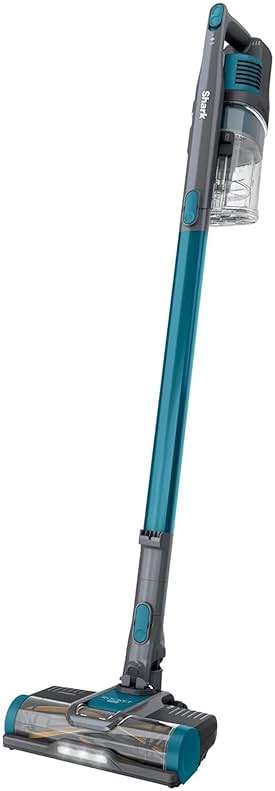 Shark Pet Pro Cordless Lightweight Stick Vacuum Cleaner, Self Cleaning Brushroll, 40 Min Runtime, Removable Handheld, XL Dust Cup, Teal/Grey (Renewed) - Image 1