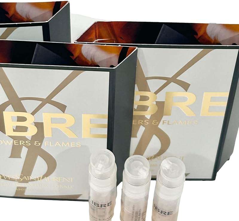 Yves Saint Laurent YSL Libre FLOWERS & FLAMES EDP Sample Women Perfume 1.2 ml / 0.04 oz - set of 3 - Image 5
