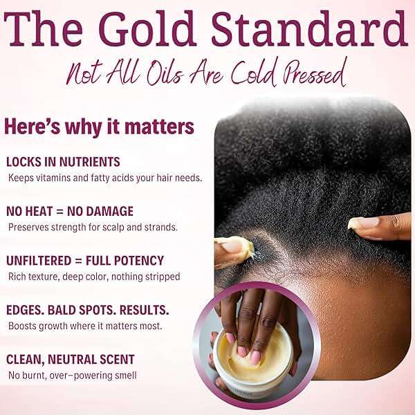 LIV Authentic Dr. Sebi Batana Oil for Hair Growth, 100% Pure Raw & Unrefined from Honduras, Aceite de Batana Hair Growth Oil for 4C Hair - Edges, Scalp, Length - Image 6