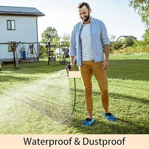 Amedall Shoe Covers Disposable,Waterproof 100 Pack(50 Pairs),Non-Slip for Various Occasions,fits up to US Men's 12 & Women's 13 Size,Durable Booties Boot Covers for Indoors & Outdoor，Premium - Image 3
