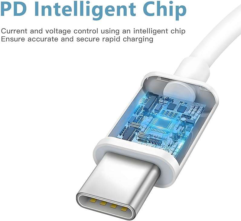 iPhone 15 16 17 Charger Fast Charging,6.6 FT Long USB C Charger Cord with 30W Type C Phone Fast Charging Block for iPhone 17/16/Pro/Pro max/16 Plus, iPhone 15/15 pro/15 pro max/15 Plus,iPad,Android - Image 3