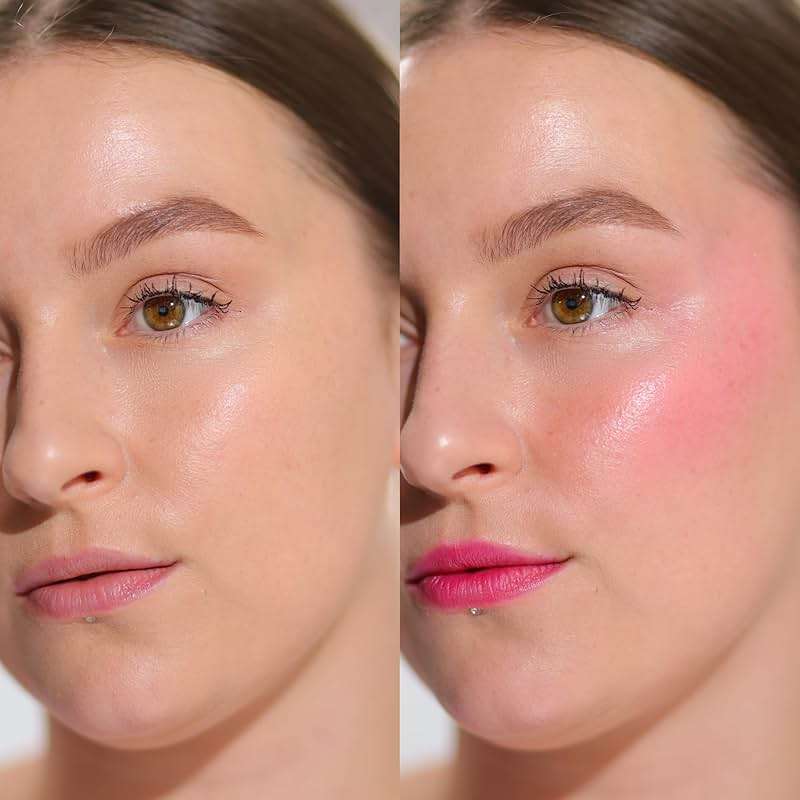 Revolution, Jelly Blush Stick Lip & Cheek Stain, Sheer, Buildable Coverage with Hydrating Hyaluronic Acid & Aloe for Multi-Use Glow, Vegan & Cruelty-Free, Cherry Red - Image 2