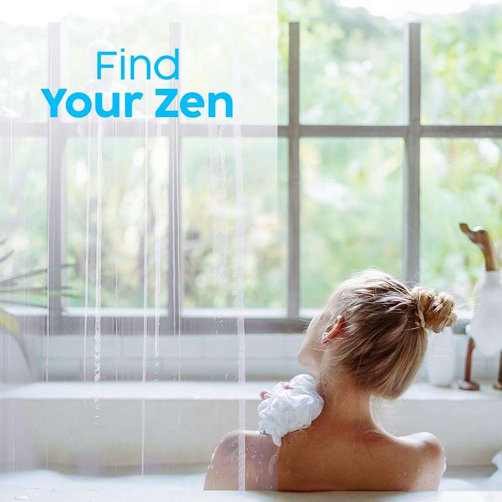 ZENO Clear Shower Curtain Liner – 72" x 72" Premium PEVA Liner with Rustproof Grommets & 3 Magnets – Waterproof, Lightweight Bathroom Curtain Set - Image 8
