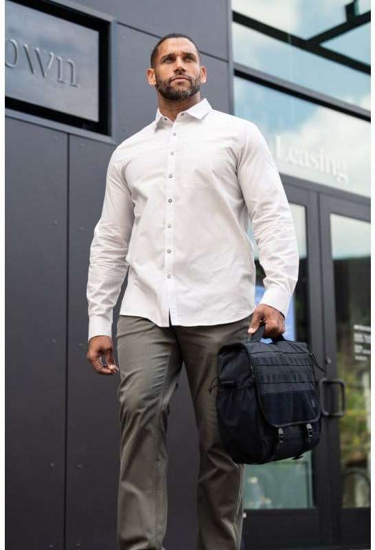 5.11 Tactical Overwatch Messenger Bag, EDC Laptop Carrying Case with Shoulder Strap, Black, 18L, Style 56648ABR - Image 5