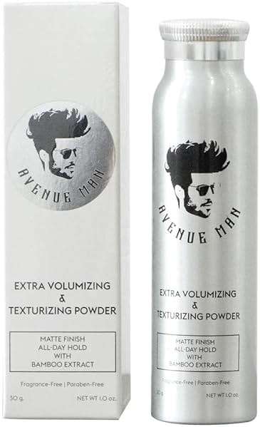Avenue Man Extra Volumizing & Hair Texture Powder for Men - Matte Finish Hair Styling Powder For Men - All-Day Hold, Bamboo Extract Texturizing Dust - No Shine Volumizing Boost - Image 9