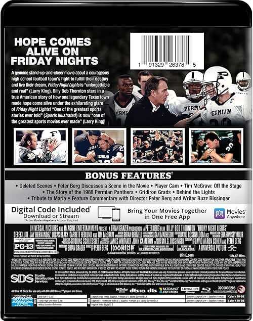 Friday Night Lights - 4K Ultra HD + Blu-ray + Digital [4K UHD] - Image 3