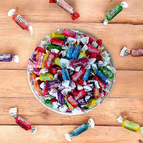 Tootsie Frooties Assorted Candy Mix (10 Fruity Flavors) - Tootsie Roll Taffies, Ultimate Fruity Variety Pack, Gluten Free, Peanut Free & Holiday Fruit Chews 1.5 Lb - Image 3