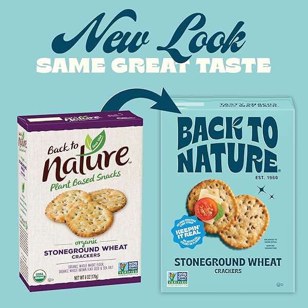 Back To Nature, Crackers Stoneground Wheat Original, 5 Ounce - Image 6