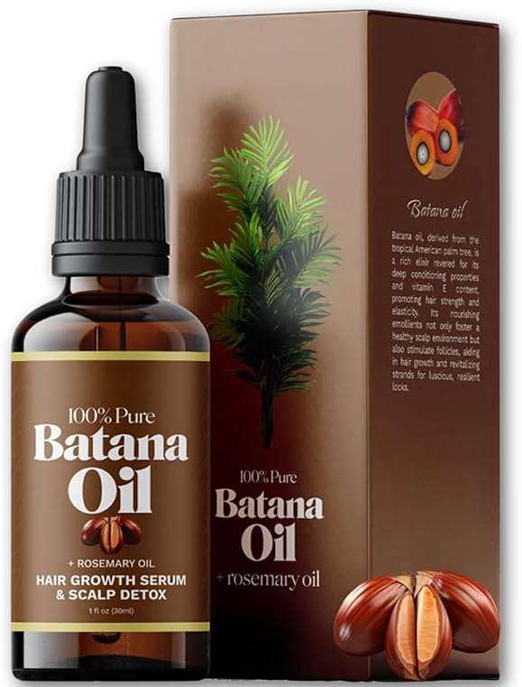 Batana Oil for Hair Growth, 100% Organic Batana Oil from Honduras with Rosemary, Enhances Hair & Skin Radiance Nourishment, Reduce Hair Loss, Batana Hair Oil for Women and Ma, 30ml / 1 Fl Oz (1) - Image 1