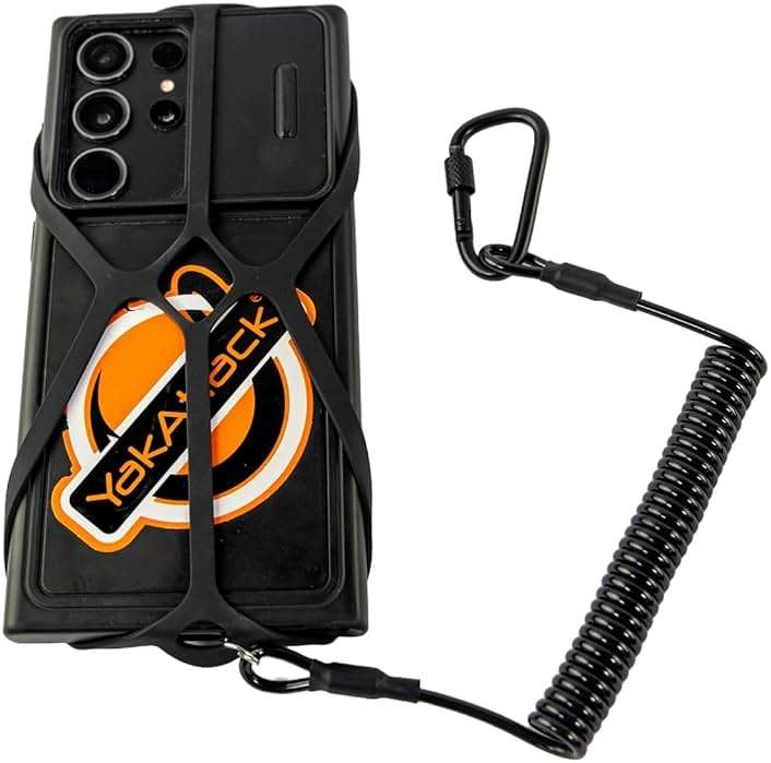 YakAttack Universal Smartphone Harness with Tether | Flexible Silicone Grip | Phone Leash for Kayaking, Fishing & Boating | Compatible with Most Phones - Image 5